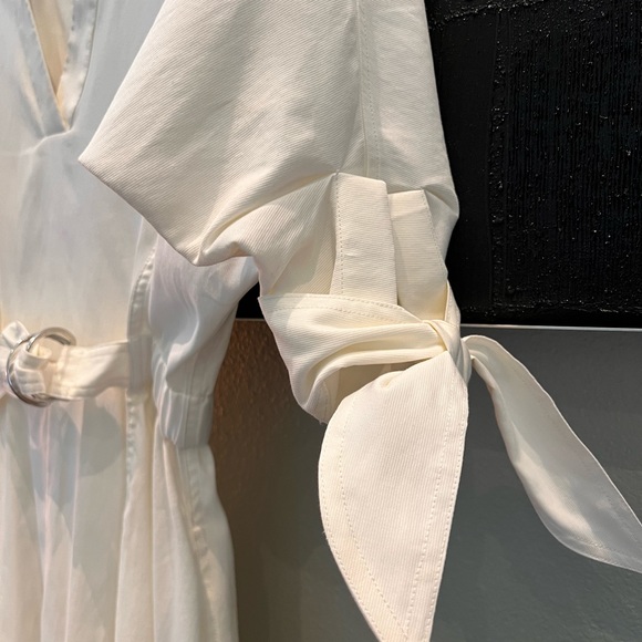 3.1 Phillip Lim Beige Waisted Tie Dress - Picture 10 of 11